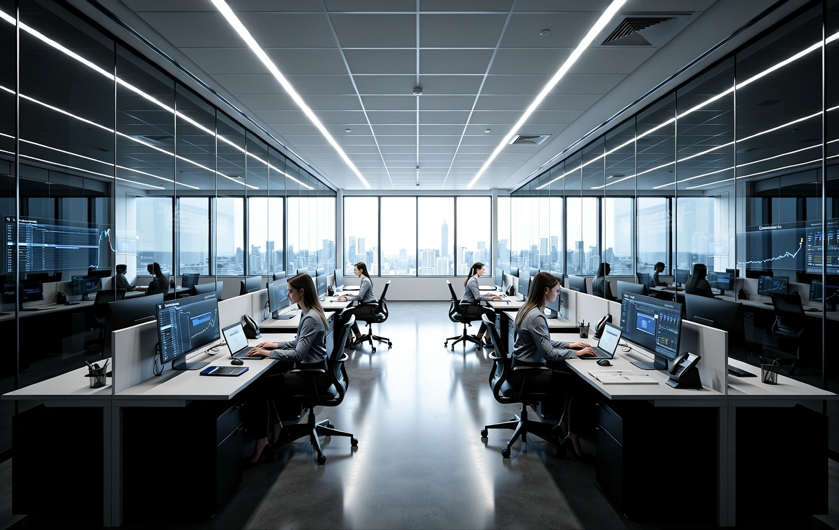 Professional workstation focusing on technical precision